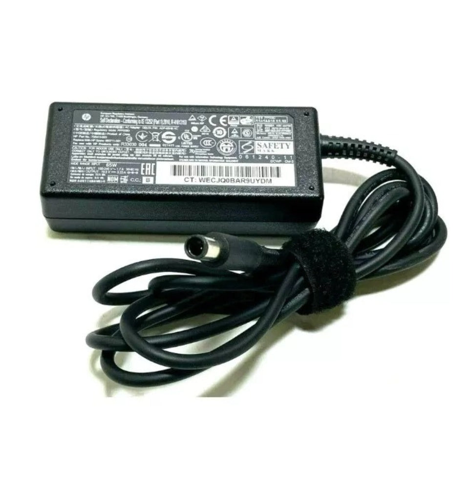 GENIUNE HP LAPTOP CHARGER 19.5V - 3.33A 65W CENTRE PIN TIP POWER LEAD INCLUDED