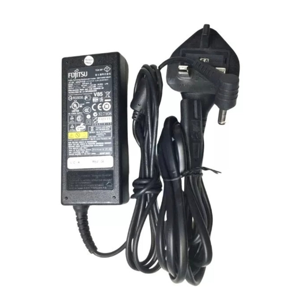 GENUINE FUJITSU LAPTOP CHARGER 20V-3.25A, 65W (ADP-65JH AD) WITH POWER LEAD