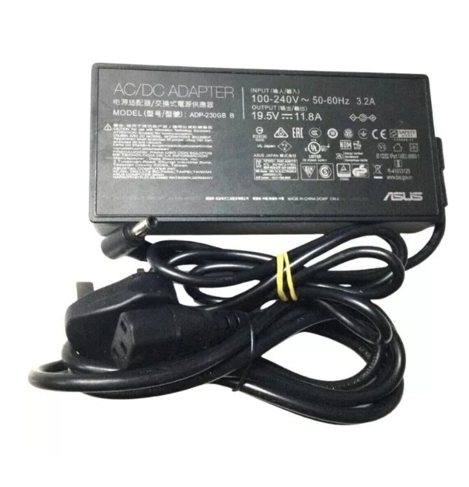 GENUINE ASUS (PDP-230GB B) CHARGER 19.5V - 11.8A 230W WITH POWER LEAD