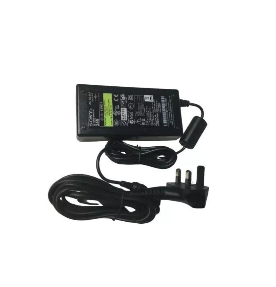 GENUINE SONY LAPTOP CHARGER 24V - 2.2A, 52W (AC-S2425) WITH POWER LEAD
