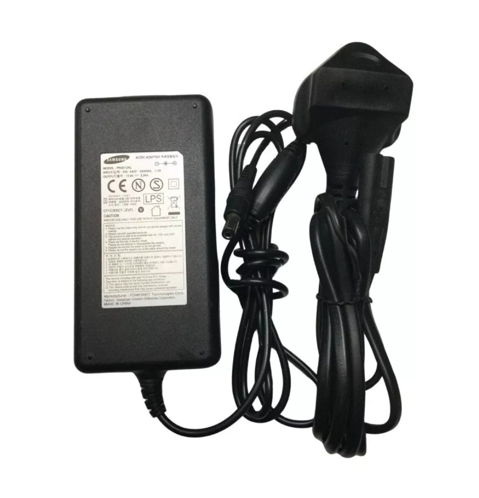 GENUINE SAMSUNG CHARGER 12V - 3.34A, 40W (PN4012AL) WITH POWER LEAD