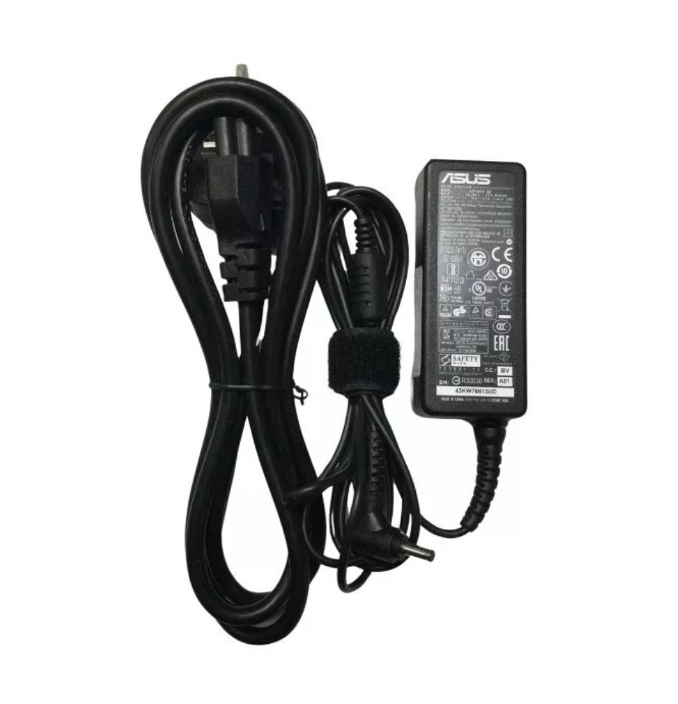 GENIUNE ASUS LAPTOP CHARGER 19V - 2.1A, 40W (ADP-40KD BB) WITH POWER LEAD