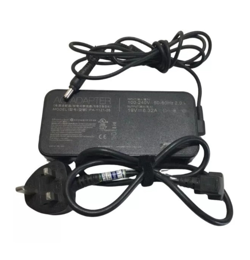 GENIUNE ASUS (PA-1121-28) CHARGER 19V - 6.32A, 120W WITH POWER LEAD