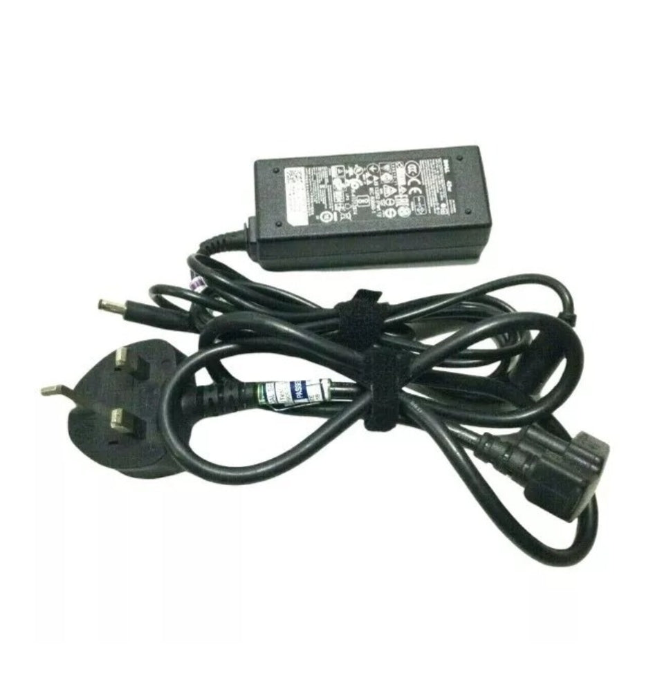 GENUINE Dell Laptop Charger 19.5V-2.31A, 45W (4.5mm Pin) with Power Lead