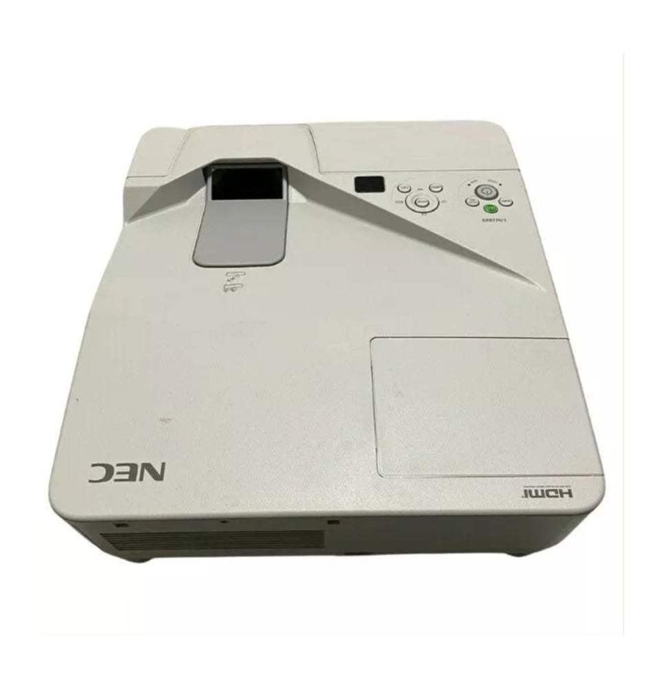 NEC UM280X HDMI SHORT THROW PROJECTOR 328 LAMP HOURS USED