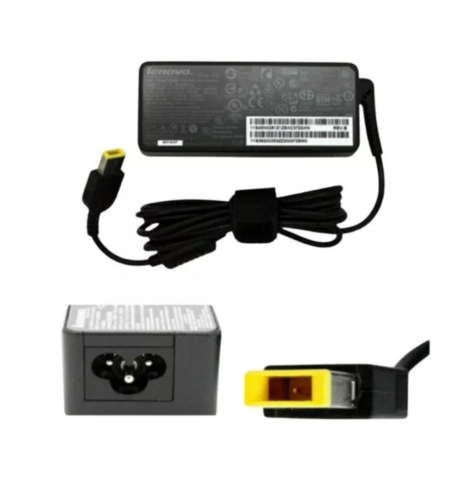 GENUINE LENOVO LAPTOP CHARGERS 20V-4.5A, 90W RECTANGLE TIP WITH POWER LEAD