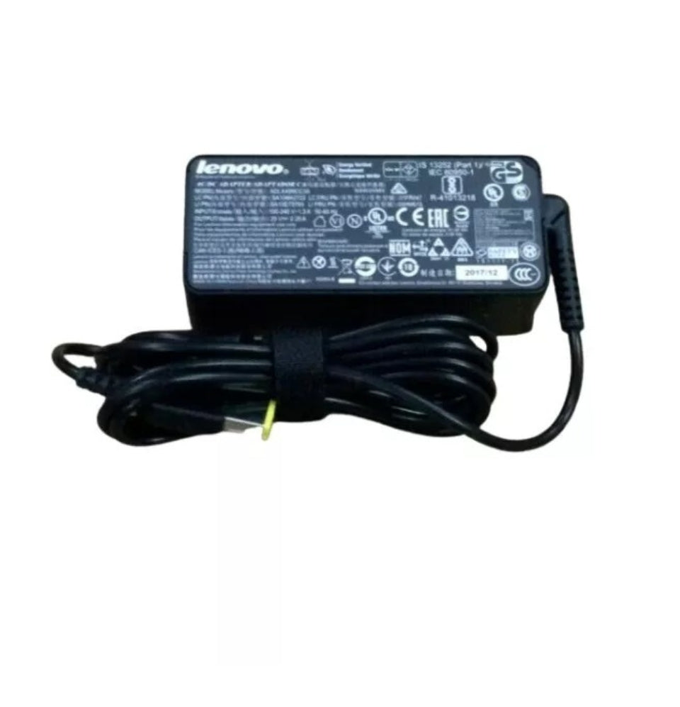 GENUINE LENOVO LAPTOP CHARGER 20V-2.25A, 45W RECTANGLE TIP BRAND NEW WITH LEAD