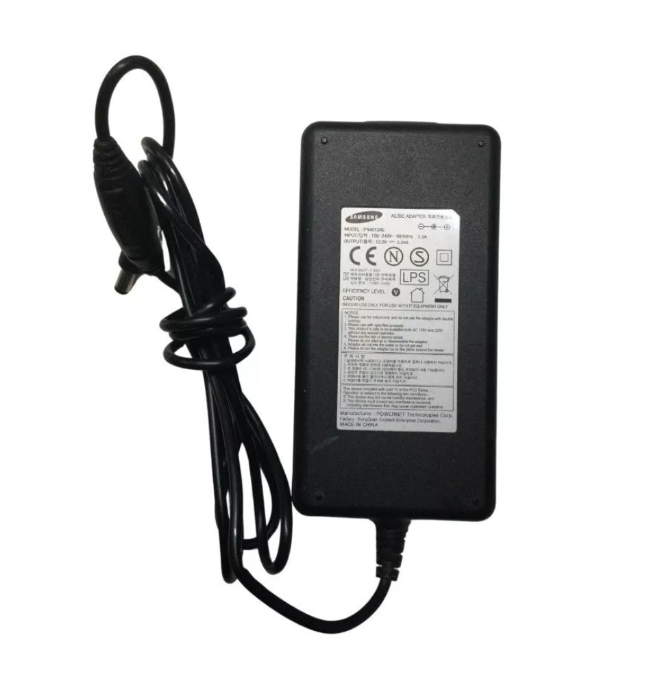 GENUINE SAMSUNG CHARGER 12V - 3.34A, 40W (PN4012AL) WITH POWER LEAD