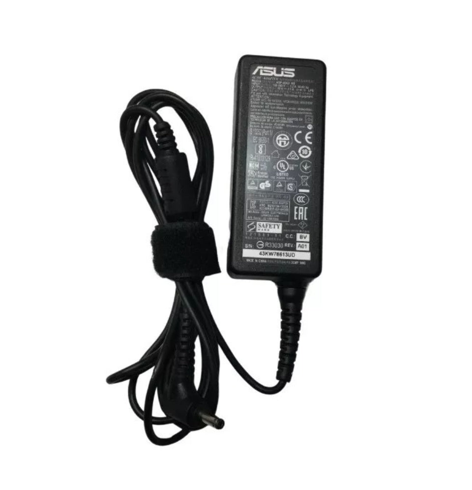 GENIUNE ASUS LAPTOP CHARGER 19V - 2.1A, 40W (ADP-40KD BB) WITH POWER LEAD
