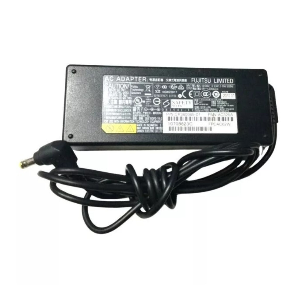 GENUINE FUJITSU LAPTOP CHARGER 19V-4.22A, 80W (PJW1942N) WITH POWER LEAD