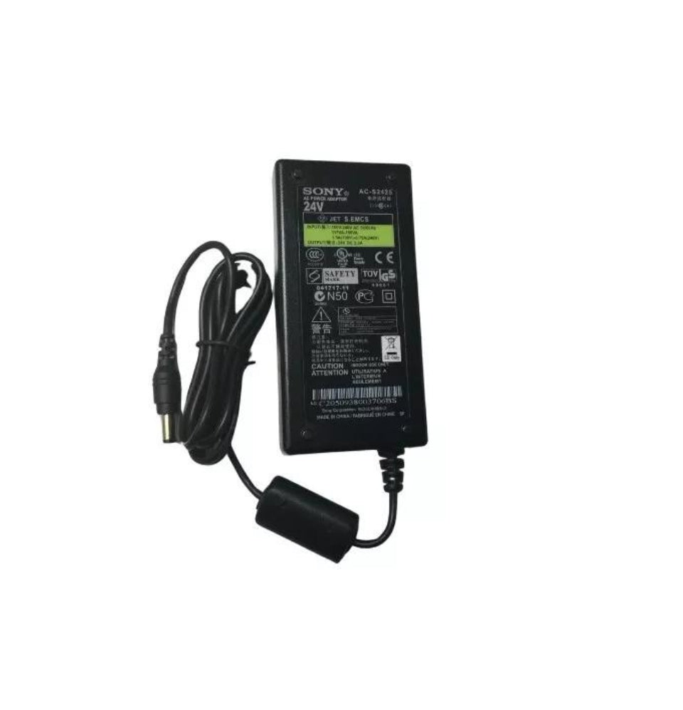 GENUINE SONY LAPTOP CHARGER 24V - 2.2A, 52W (AC-S2425) WITH POWER LEAD