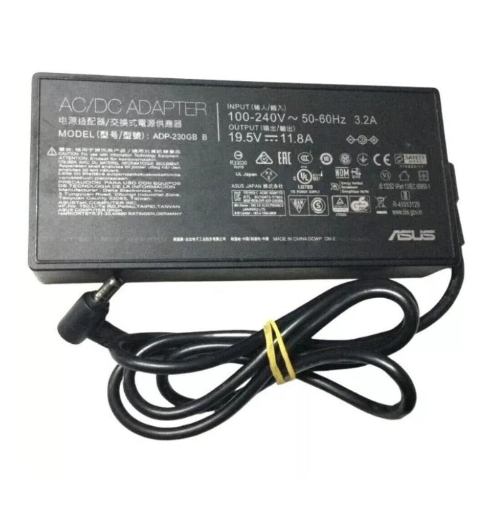 GENUINE ASUS (PDP-230GB B) CHARGER 19.5V - 11.8A 230W WITH POWER LEAD
