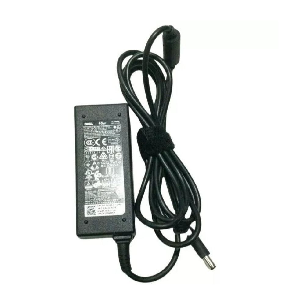 GENUINE Dell Laptop Charger 19.5V-2.31A, 45W (4.5mm Pin) with Power Lead
