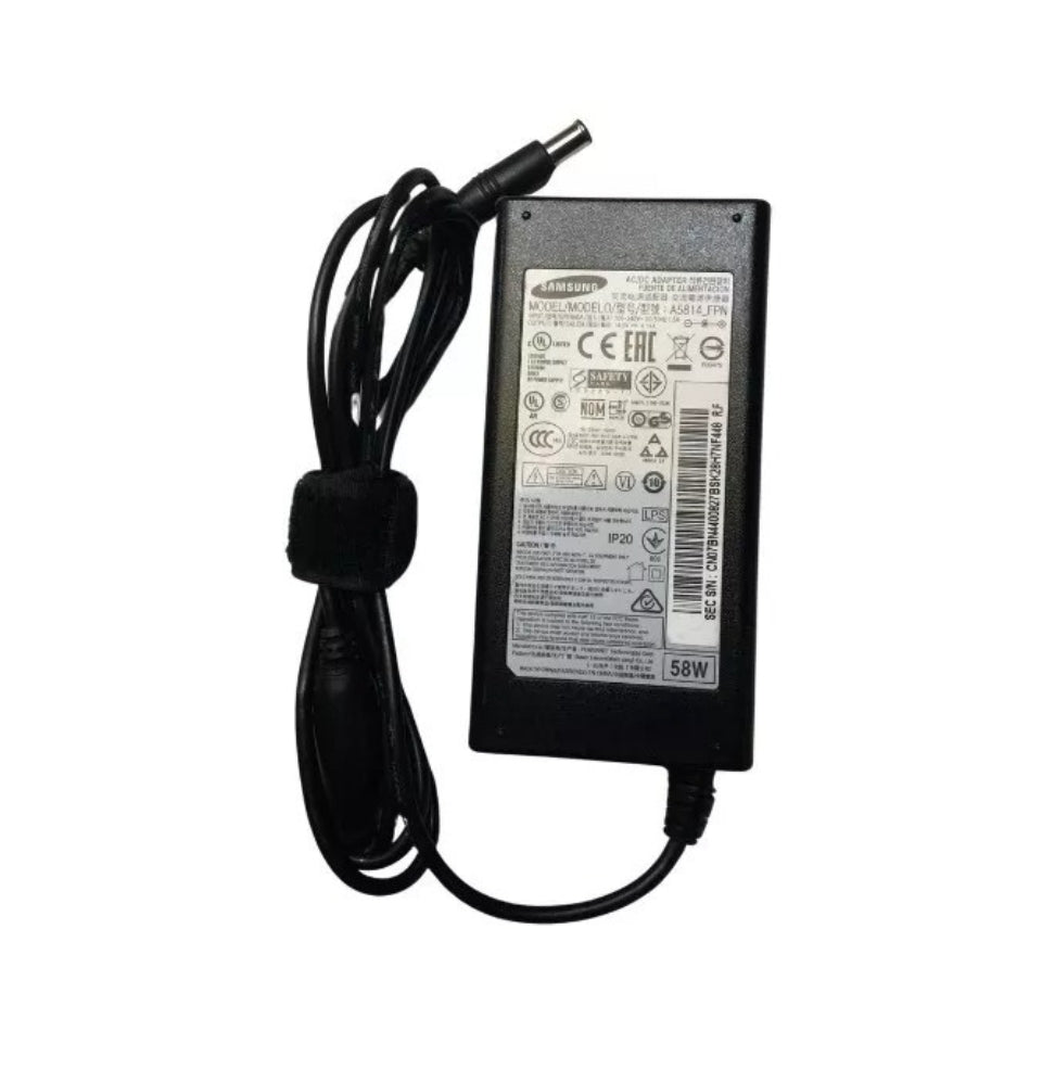 GENUINE SAMSUNG CHARGER 14V - 4.14A, 58W (A5814-FPN) WITH POWER LEAD