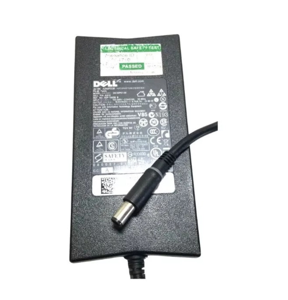 Genuine Dell Charger 19.5V 6.7A 130W 7.4mm Pin Size and Power Lead Included