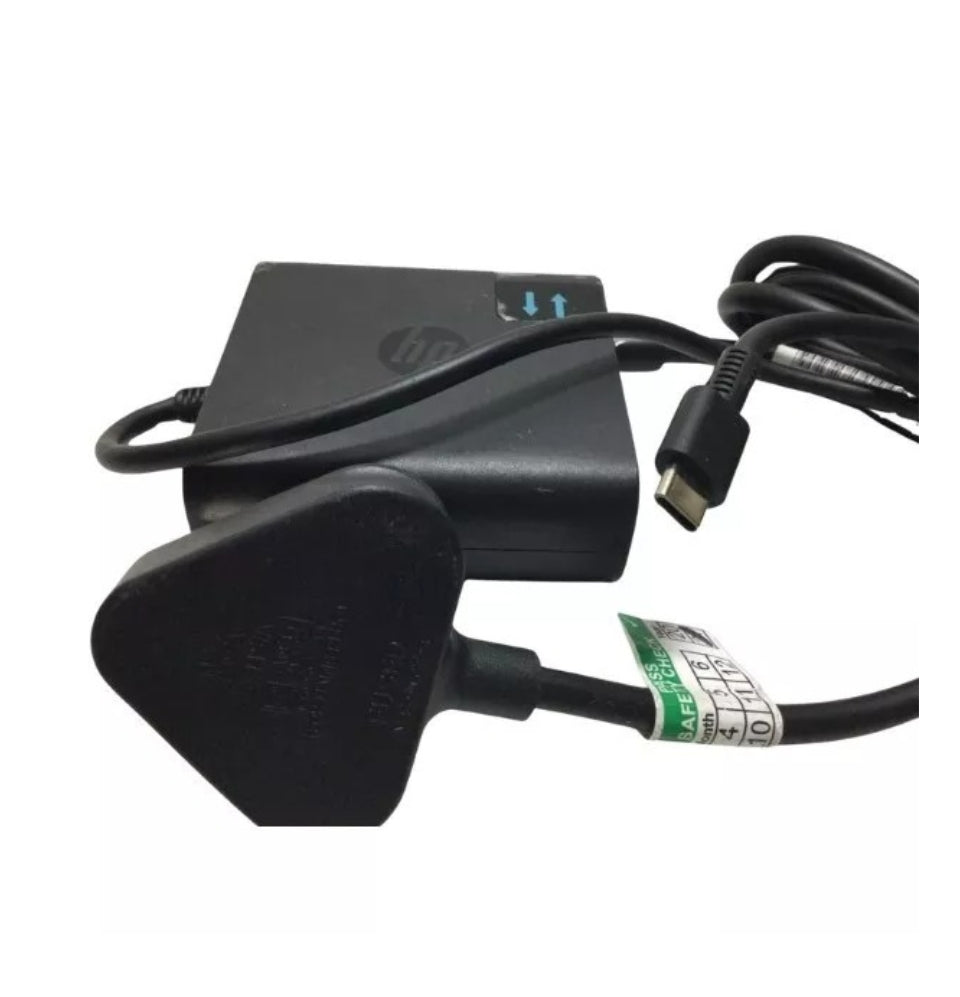 GENUINE HP (TPN-AA03) 20V-3.25A, 65W TYPE C USB-C CHARGER WITH POWER LEAD