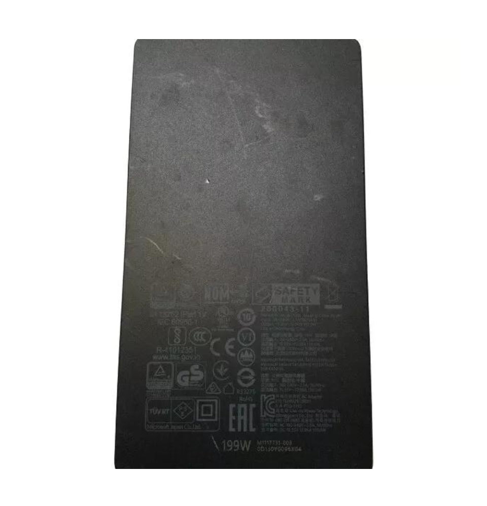 MICROSOFT SURFACE (MODEL 1931) CHARGER 15.35V - 12.96A, 199W WITH POWER LEAD
