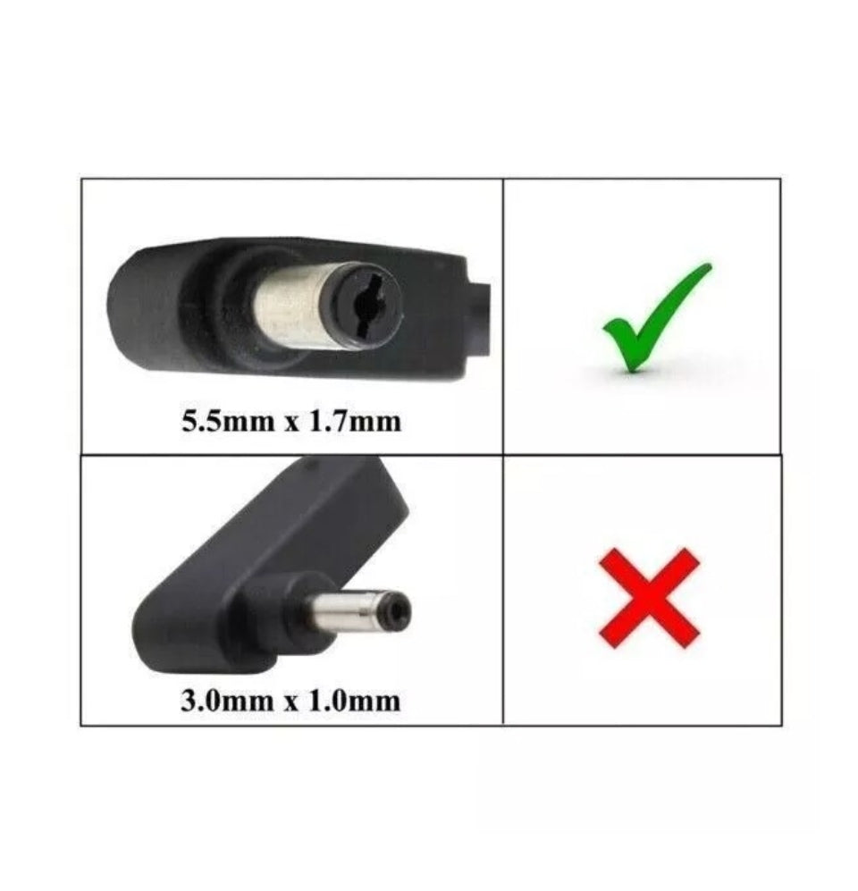 GENIUNE ASUS LAPTOP CHARGER 19V - 2.1A, 40W (ADP-40KD BB) WITH POWER LEAD