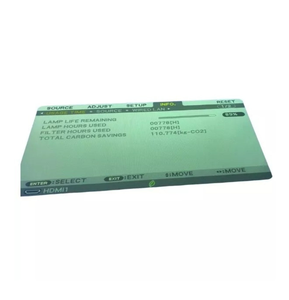 GENUINE NEC UM280X Short Throw Projector with 778 Lamp Hours