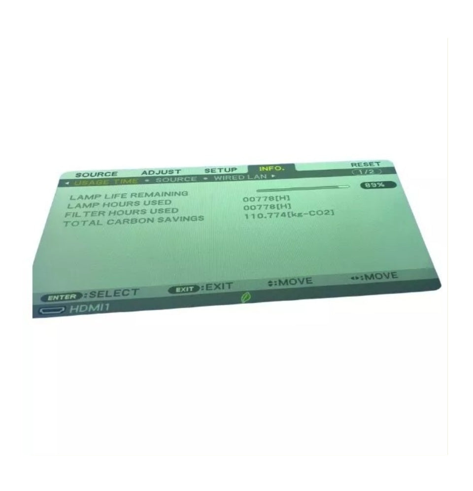 GENUINE NEC UM280X Short Throw Projector with 156 Lamp Hours