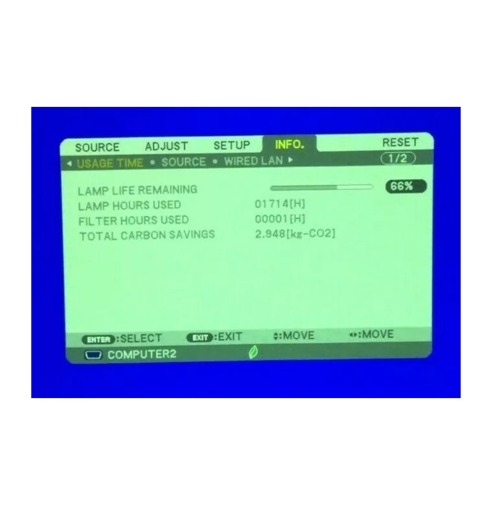 NEC NP-M271X HDMI PROJECTOR 1714h LAMP HOURS USED