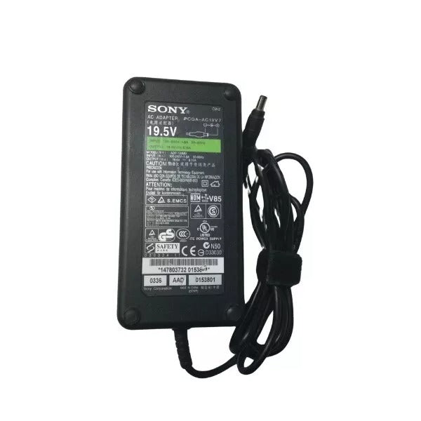 GENUINE SONY LAPTOP CHARGER 19.5V - 6.15A, 120W (PCGA-AC19V7) WITH POWER LEAD
