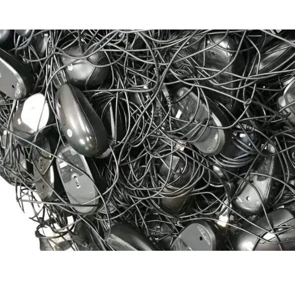 JOBLOT OF 100 MIXED USB OPTICAL WHEEL MOUSE/MICE USED CONDITION DELL MICROSOFT